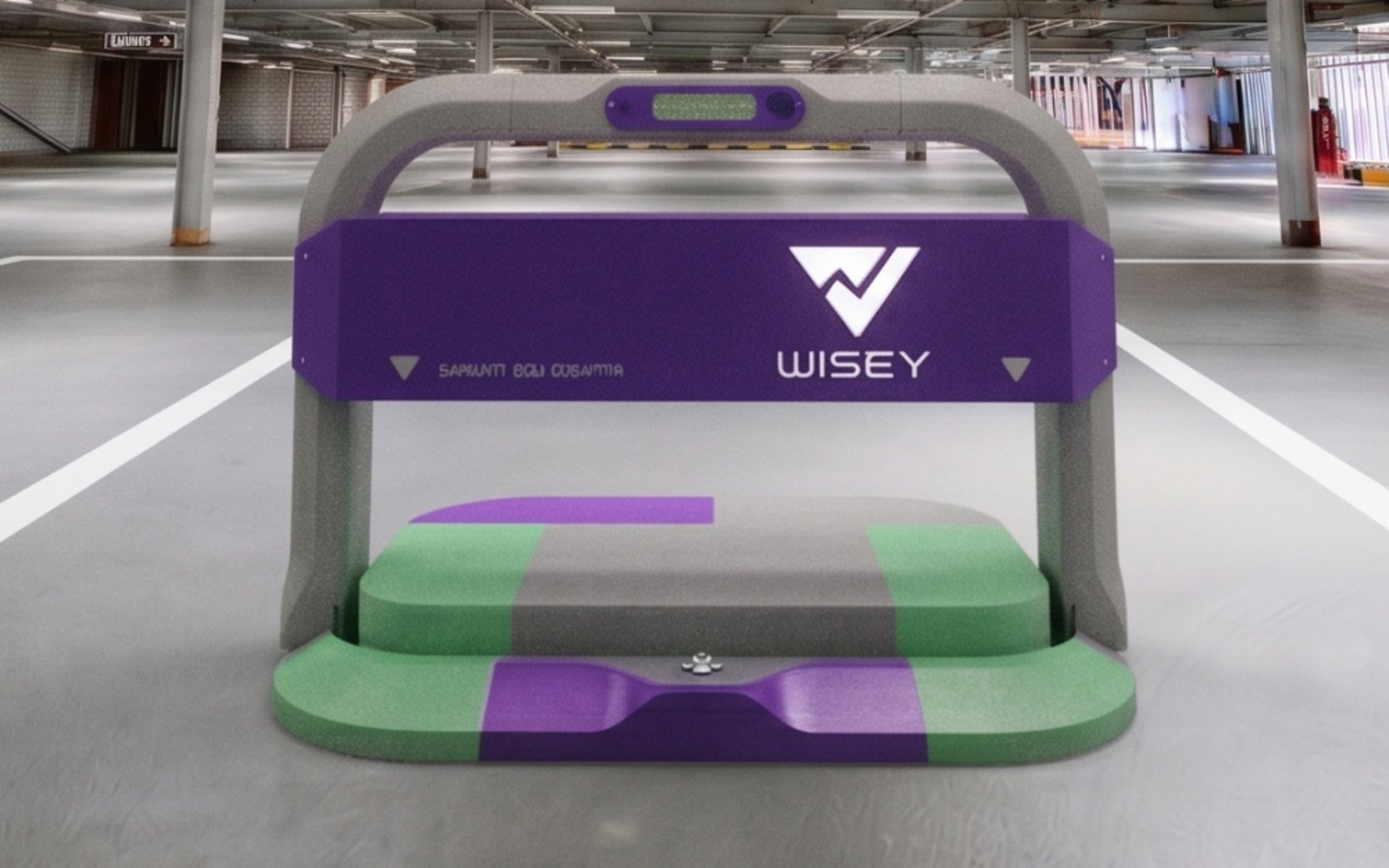 Wisey smart folding parking barrier